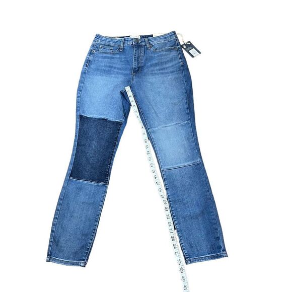 Universal Thread High Rise Skinny Denim Jeans With Patch, Size 8, NWT - Picture 11 of 13